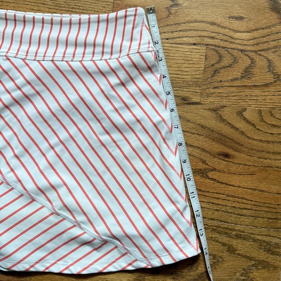 Southern Tide Katlyn Stripe Skort - Classic White - Size M - Picture 9 of 9